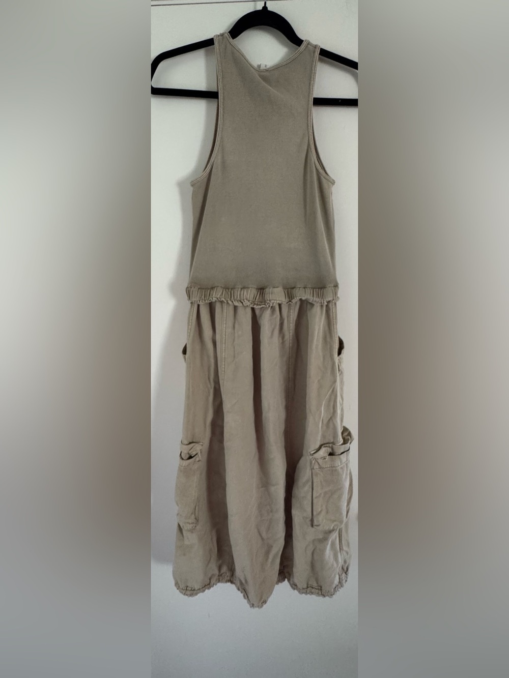 Daily Practice Anthropologie Be Bold Racerback Twofer Cargo Midi Dress - Picture 8 of 10